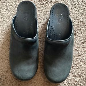 Dansko black clogs